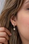 Heliophilia Silver Pendientes de Plata de Ley 925 con Baño de Oro y Circón
